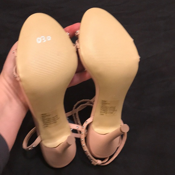 Steve Madden Wish Blush Strappy Heels Sandals 8.5 - Picture 3 of 4